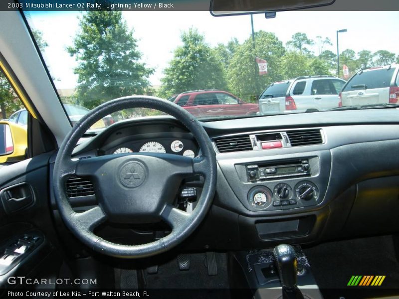 Lightning Yellow / Black 2003 Mitsubishi Lancer OZ Rally