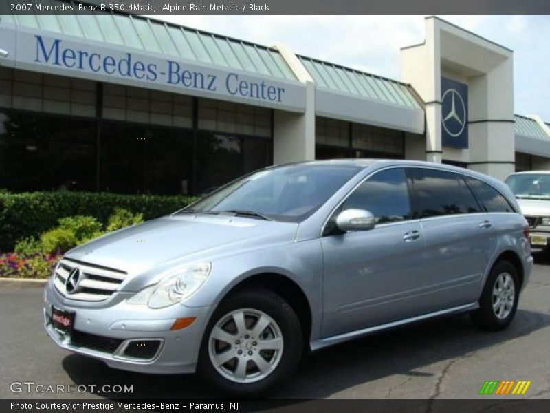 Alpine Rain Metallic / Black 2007 Mercedes-Benz R 350 4Matic