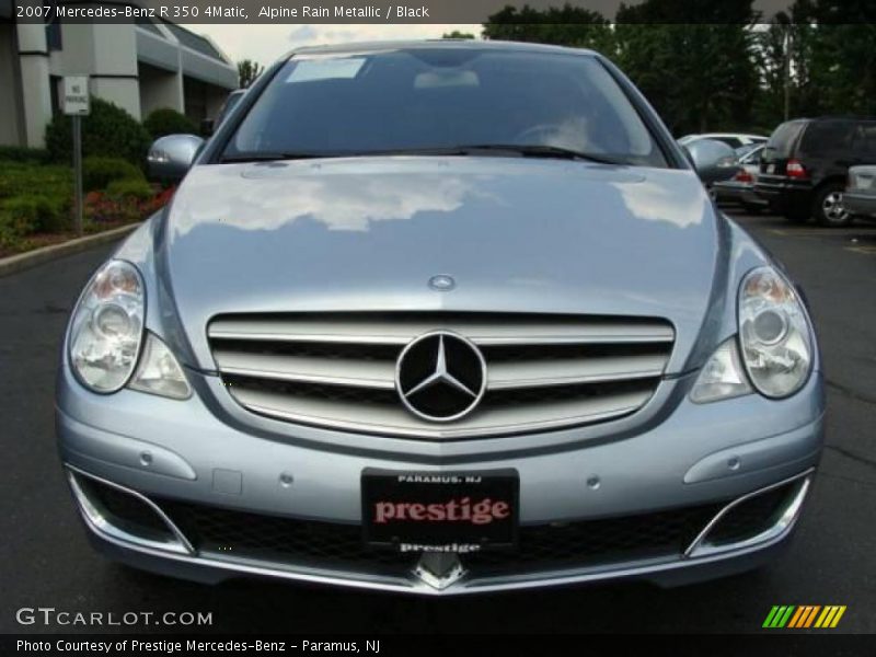 Alpine Rain Metallic / Black 2007 Mercedes-Benz R 350 4Matic