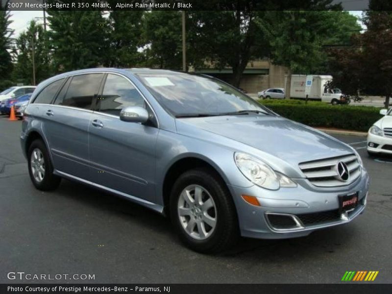 Alpine Rain Metallic / Black 2007 Mercedes-Benz R 350 4Matic