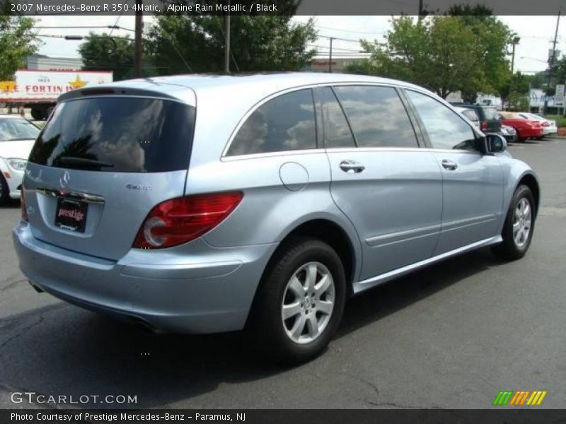 Alpine Rain Metallic / Black 2007 Mercedes-Benz R 350 4Matic