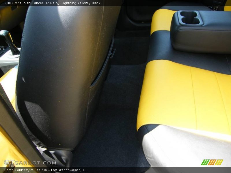 Lightning Yellow / Black 2003 Mitsubishi Lancer OZ Rally