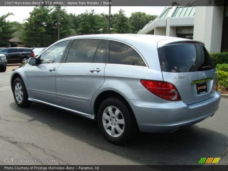 Alpine Rain Metallic / Black 2007 Mercedes-Benz R 350 4Matic