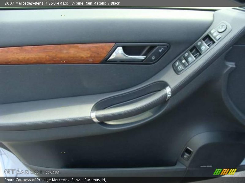 Alpine Rain Metallic / Black 2007 Mercedes-Benz R 350 4Matic