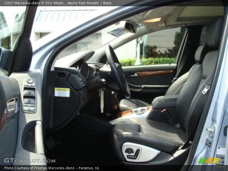Alpine Rain Metallic / Black 2007 Mercedes-Benz R 350 4Matic