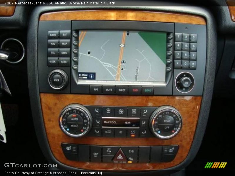 Alpine Rain Metallic / Black 2007 Mercedes-Benz R 350 4Matic