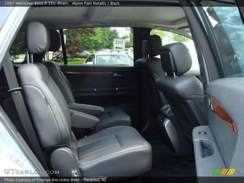 Alpine Rain Metallic / Black 2007 Mercedes-Benz R 350 4Matic