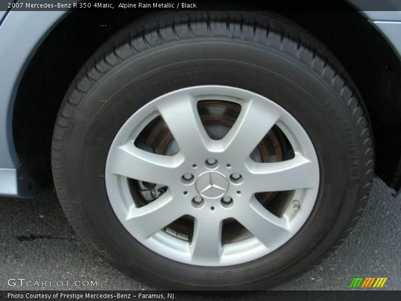 Alpine Rain Metallic / Black 2007 Mercedes-Benz R 350 4Matic