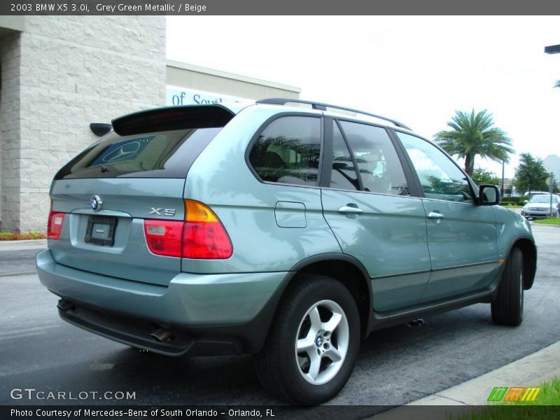 Grey Green Metallic / Beige 2003 BMW X5 3.0i