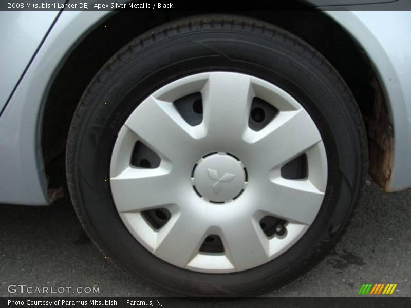 Apex Silver Metallic / Black 2008 Mitsubishi Lancer DE