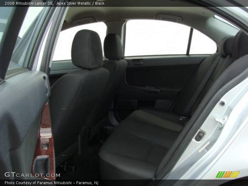 Apex Silver Metallic / Black 2008 Mitsubishi Lancer DE