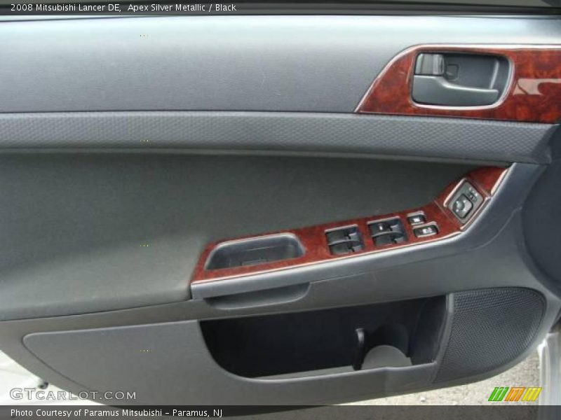 Apex Silver Metallic / Black 2008 Mitsubishi Lancer DE