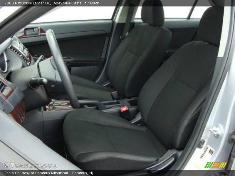 Apex Silver Metallic / Black 2008 Mitsubishi Lancer DE