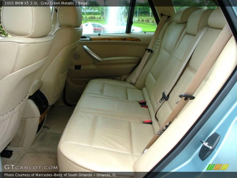 Grey Green Metallic / Beige 2003 BMW X5 3.0i