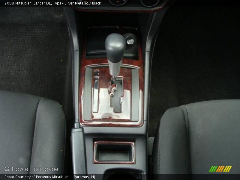Apex Silver Metallic / Black 2008 Mitsubishi Lancer DE