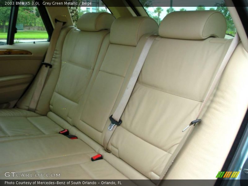 Grey Green Metallic / Beige 2003 BMW X5 3.0i
