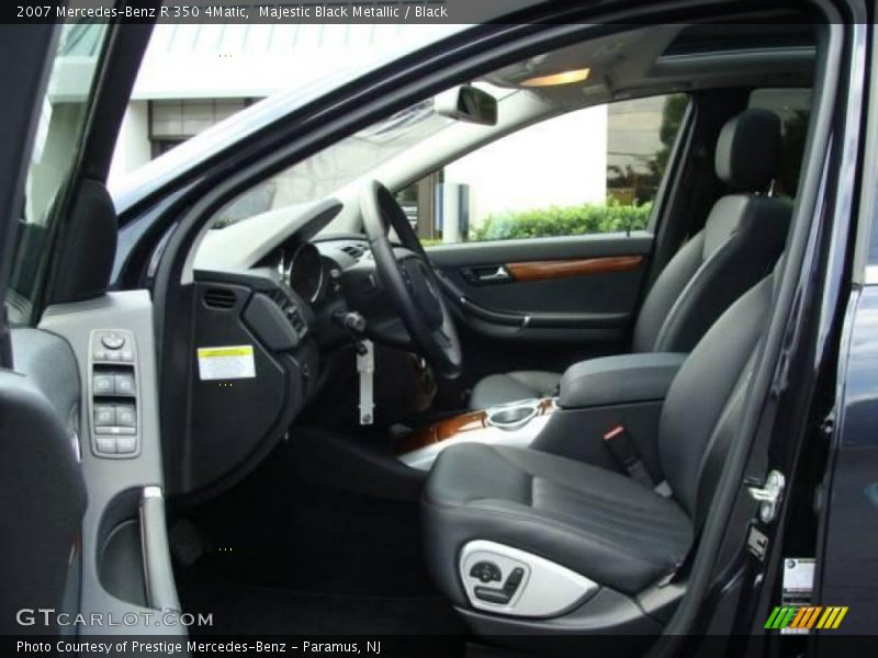 Majestic Black Metallic / Black 2007 Mercedes-Benz R 350 4Matic