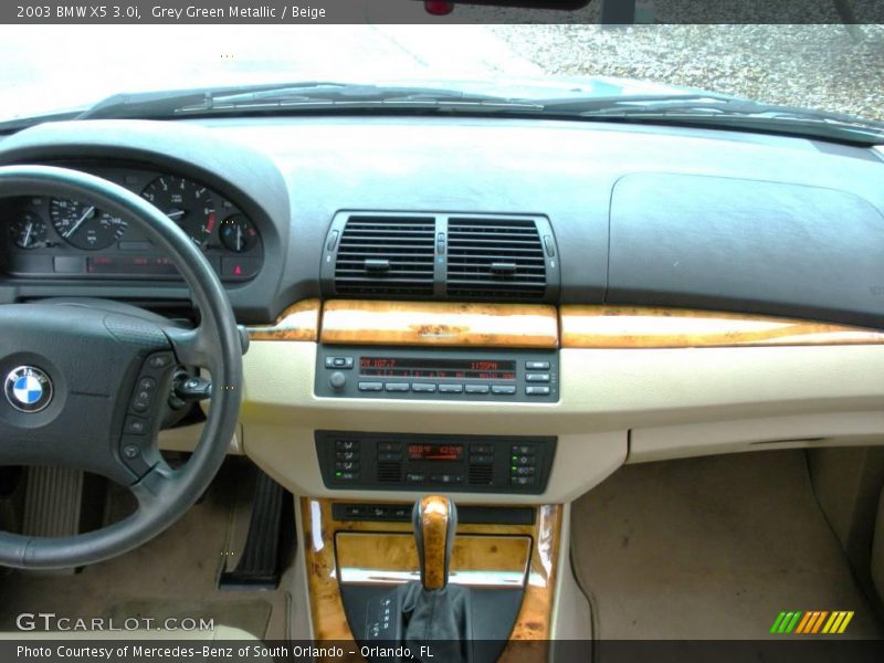 Grey Green Metallic / Beige 2003 BMW X5 3.0i