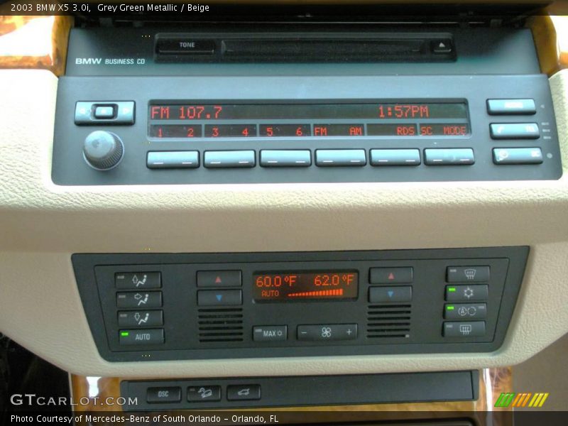 Grey Green Metallic / Beige 2003 BMW X5 3.0i