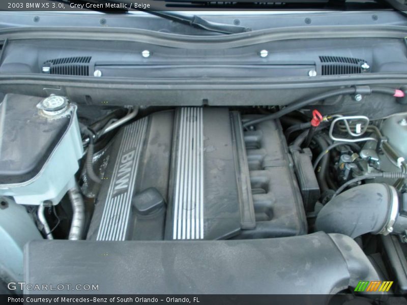 Grey Green Metallic / Beige 2003 BMW X5 3.0i