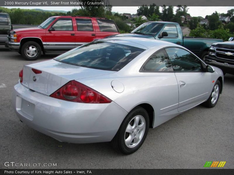 Silver Frost Metallic / Graystone 2000 Mercury Cougar V6