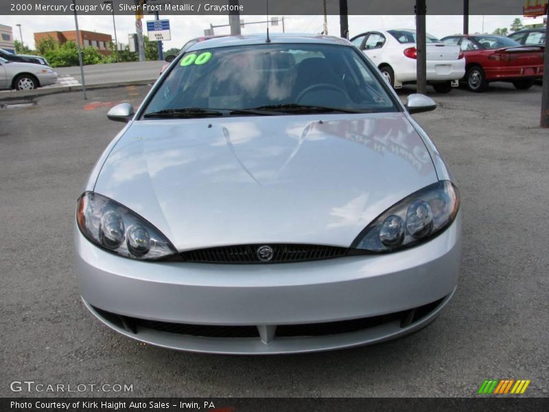 Silver Frost Metallic / Graystone 2000 Mercury Cougar V6