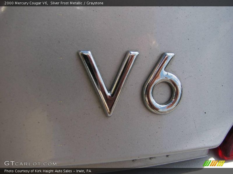 Silver Frost Metallic / Graystone 2000 Mercury Cougar V6