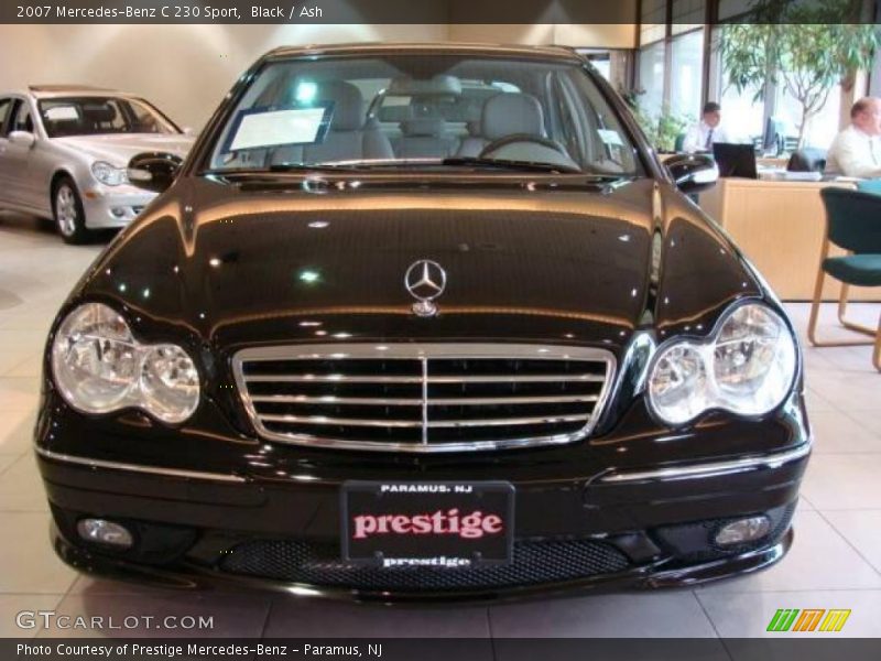 Black / Ash 2007 Mercedes-Benz C 230 Sport