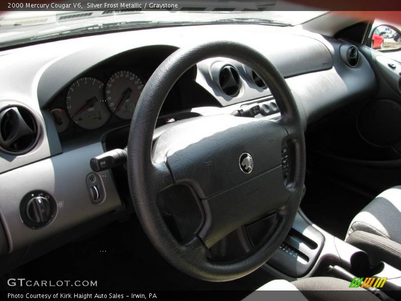 Silver Frost Metallic / Graystone 2000 Mercury Cougar V6