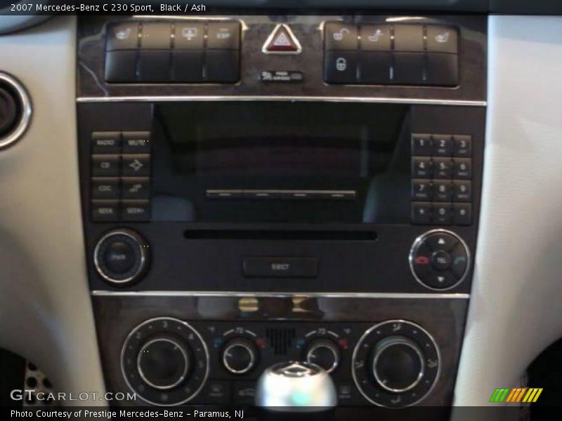 Black / Ash 2007 Mercedes-Benz C 230 Sport