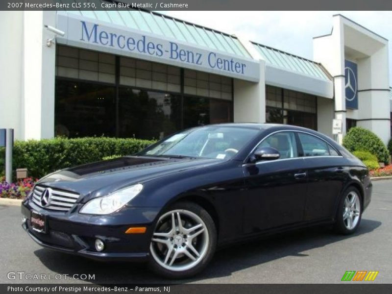 Capri Blue Metallic / Cashmere 2007 Mercedes-Benz CLS 550