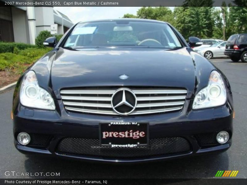 Capri Blue Metallic / Cashmere 2007 Mercedes-Benz CLS 550