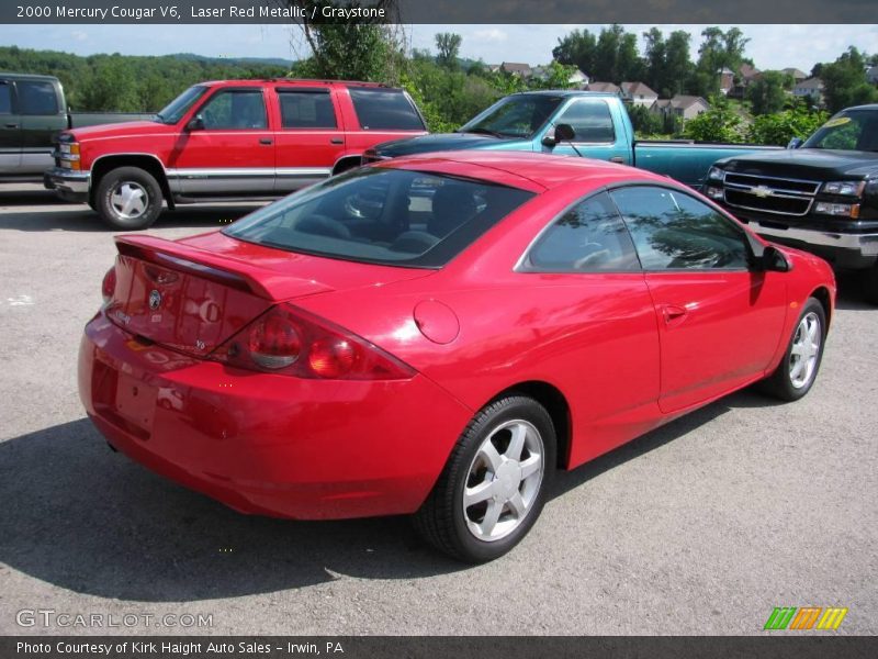 Laser Red Metallic / Graystone 2000 Mercury Cougar V6