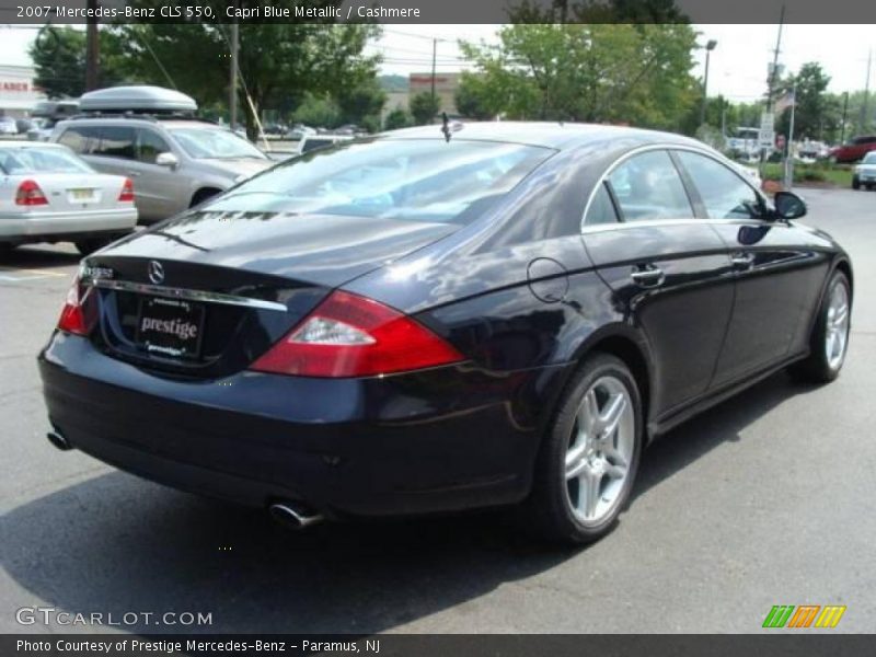 Capri Blue Metallic / Cashmere 2007 Mercedes-Benz CLS 550
