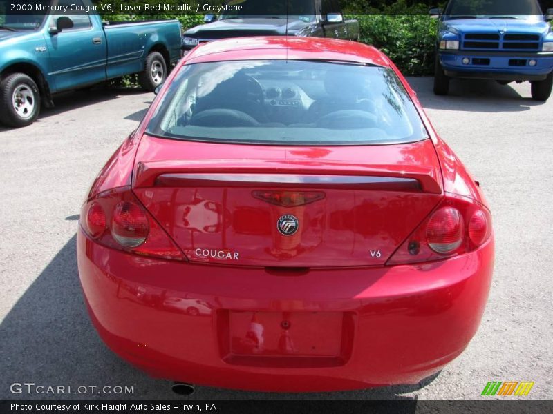 Laser Red Metallic / Graystone 2000 Mercury Cougar V6