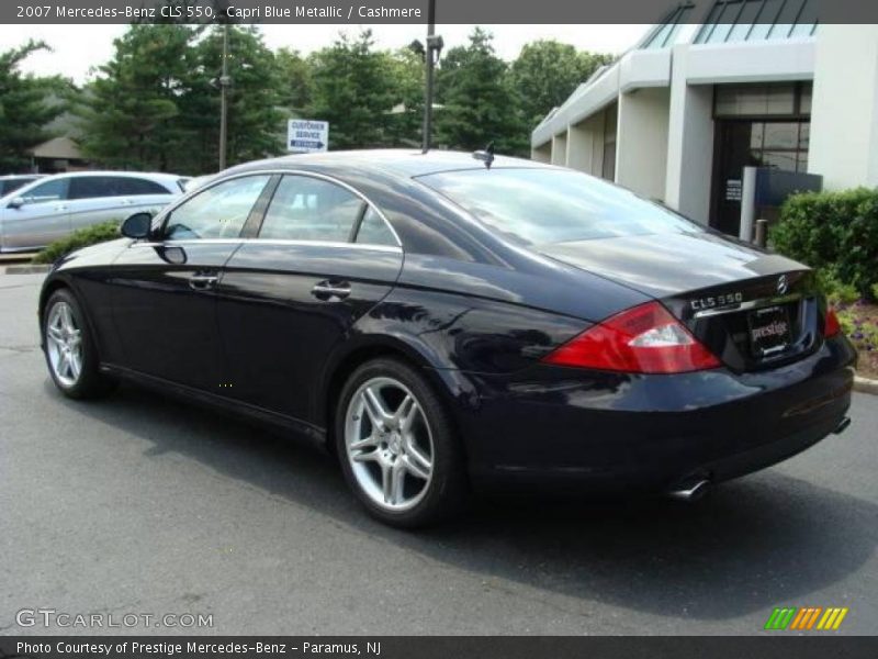 Capri Blue Metallic / Cashmere 2007 Mercedes-Benz CLS 550
