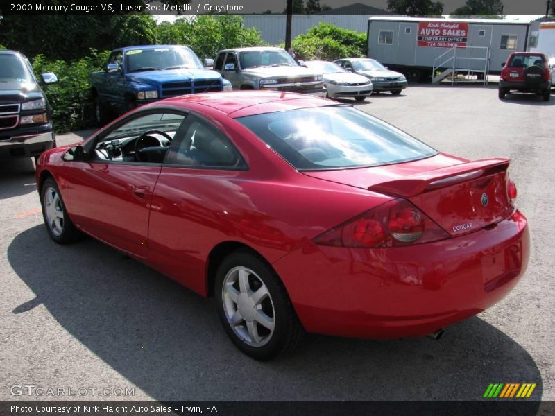 Laser Red Metallic / Graystone 2000 Mercury Cougar V6