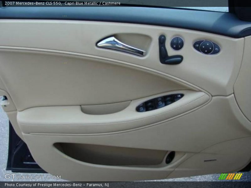 Capri Blue Metallic / Cashmere 2007 Mercedes-Benz CLS 550