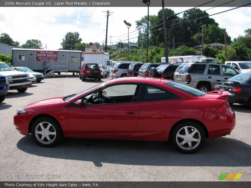 Laser Red Metallic / Graystone 2000 Mercury Cougar V6