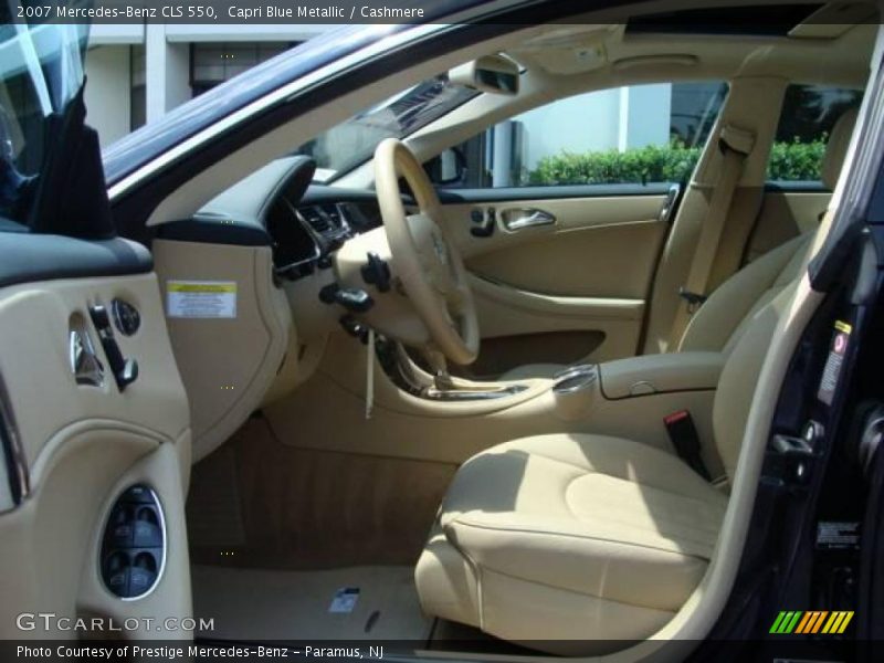 Capri Blue Metallic / Cashmere 2007 Mercedes-Benz CLS 550