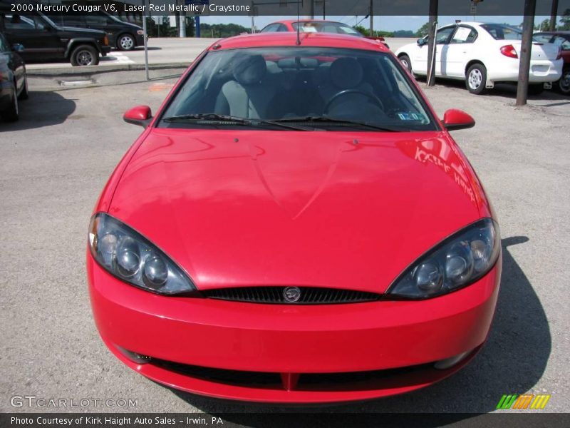 Laser Red Metallic / Graystone 2000 Mercury Cougar V6