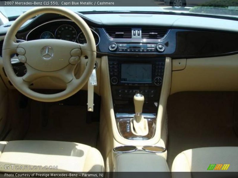 Capri Blue Metallic / Cashmere 2007 Mercedes-Benz CLS 550