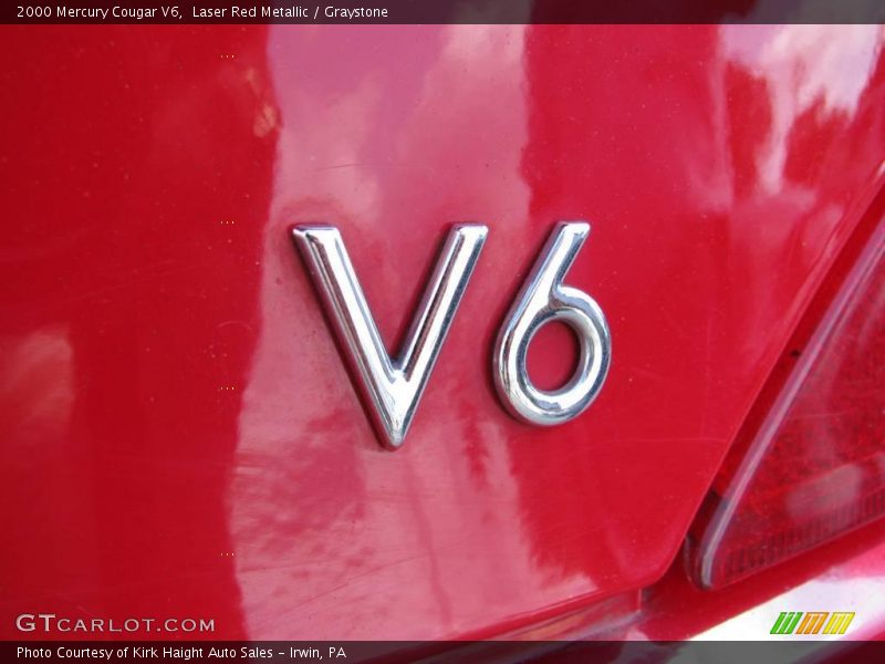 Laser Red Metallic / Graystone 2000 Mercury Cougar V6
