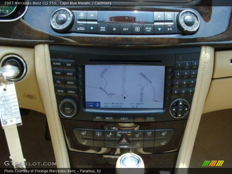Capri Blue Metallic / Cashmere 2007 Mercedes-Benz CLS 550