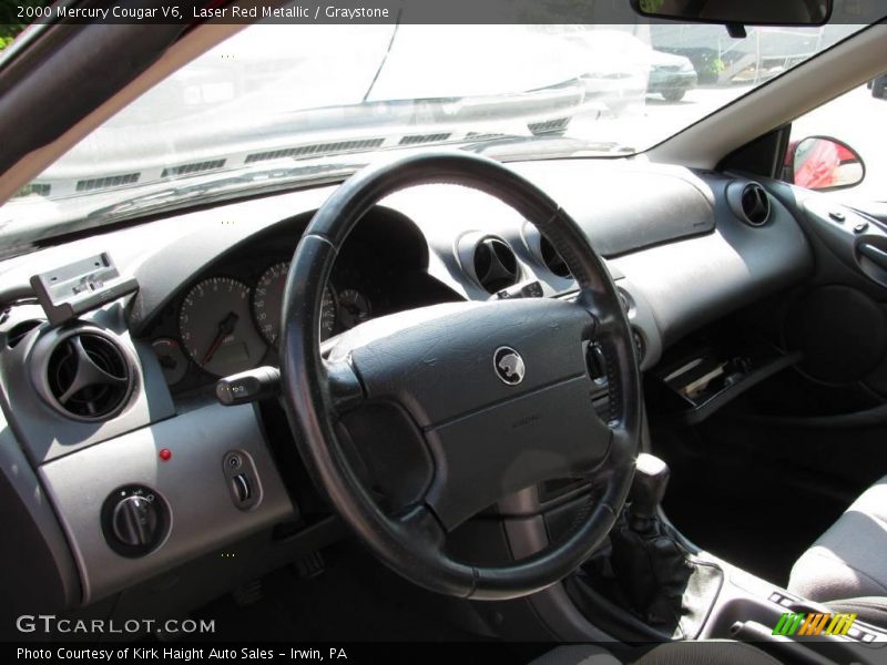 Laser Red Metallic / Graystone 2000 Mercury Cougar V6