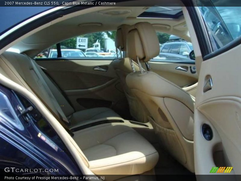 Capri Blue Metallic / Cashmere 2007 Mercedes-Benz CLS 550
