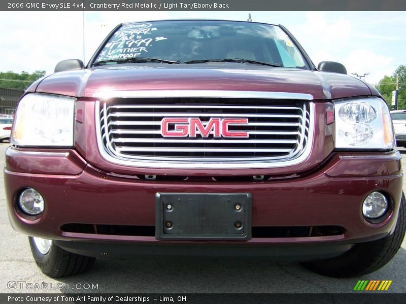 Cranberry Red Metallic / Light Tan/Ebony Black 2006 GMC Envoy SLE 4x4