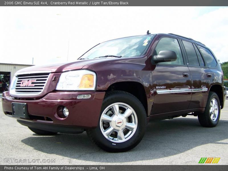 Cranberry Red Metallic / Light Tan/Ebony Black 2006 GMC Envoy SLE 4x4