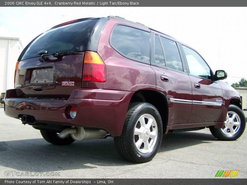 Cranberry Red Metallic / Light Tan/Ebony Black 2006 GMC Envoy SLE 4x4