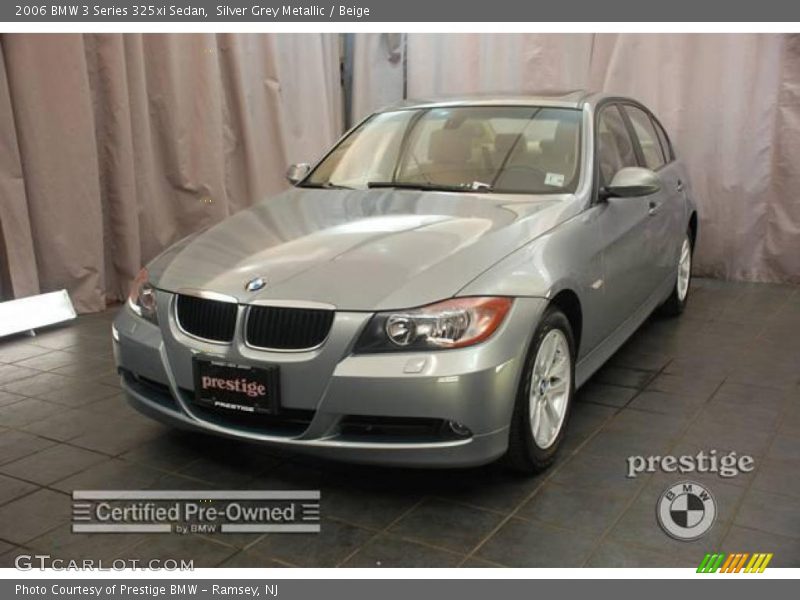 Silver Grey Metallic / Beige 2006 BMW 3 Series 325xi Sedan